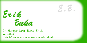 erik buka business card